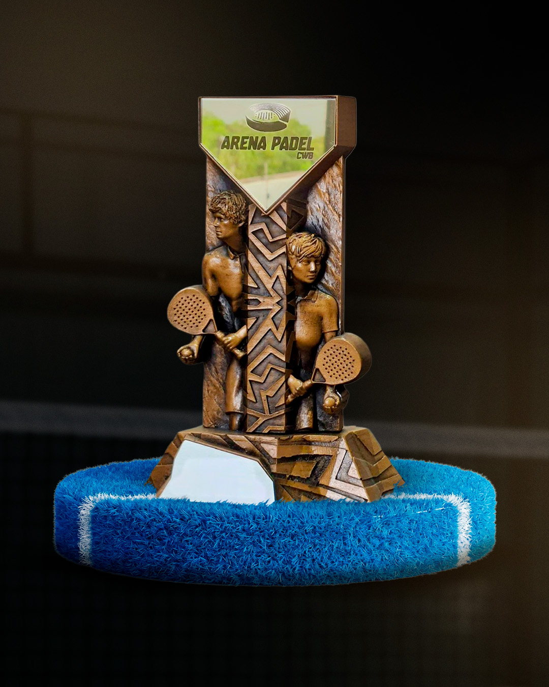 Trofeo Arena Padel CWB — dúo masculino con raquetas